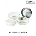 New Fashion 5g Plastic Empty Round Magnetic Cosmetic Compact